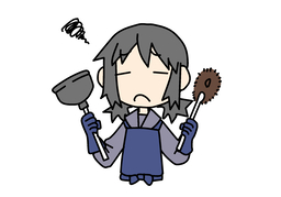 shove aroundのイラスト
